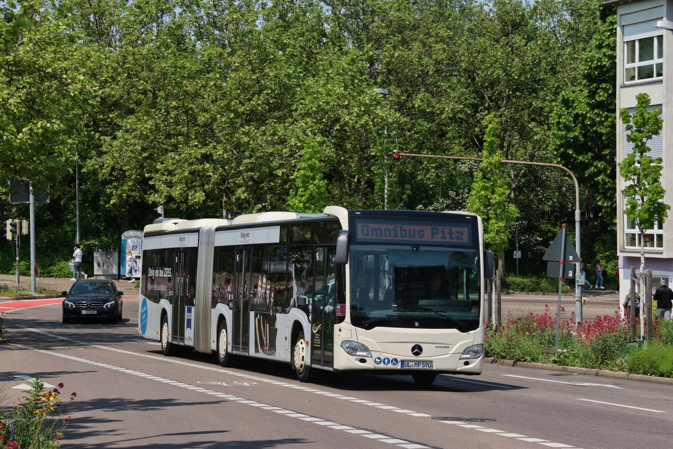 Ulm, Mercedes-Benz Citaro C2 G Hybrid № UL-MP 590; Stuttgart — EV Digitaler Knoten Stuttgart — 2023