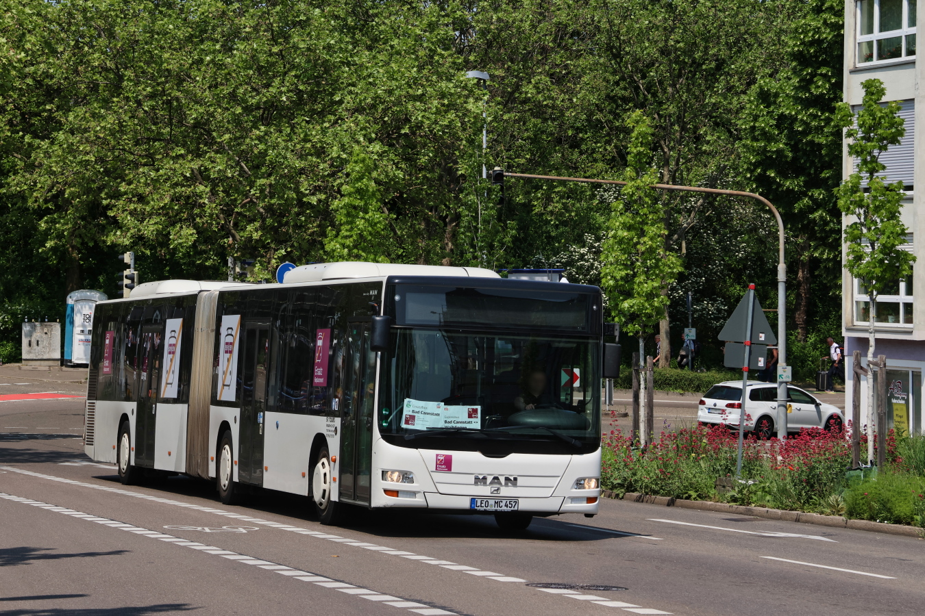 Ludwigsburg, MAN A23 Lion's City G NG323 č. LEO-MC 457; Stuttgart — EV Digitaler Knoten Stuttgart — 2023