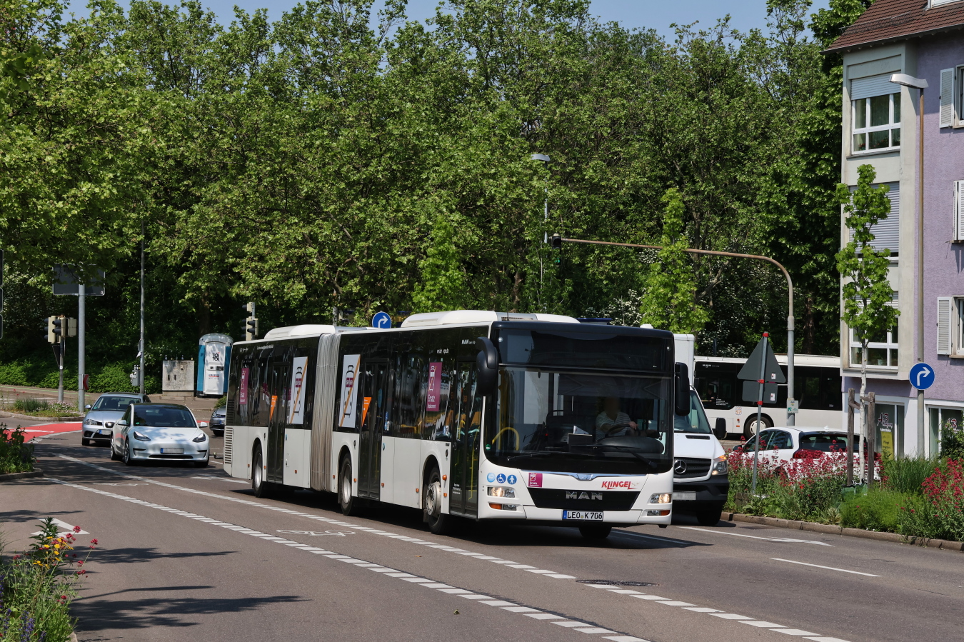 Böblingen, MAN A23 Lion's City G NG363 nr. LEO-K 706; Stuttgart — EV Digitaler Knoten Stuttgart — 2023
