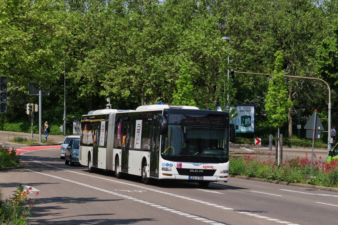 Böblingen, MAN A23 Lion's City G NG363 No. LEO-K 705; Stuttgart — EV Digitaler Knoten Stuttgart — 2023