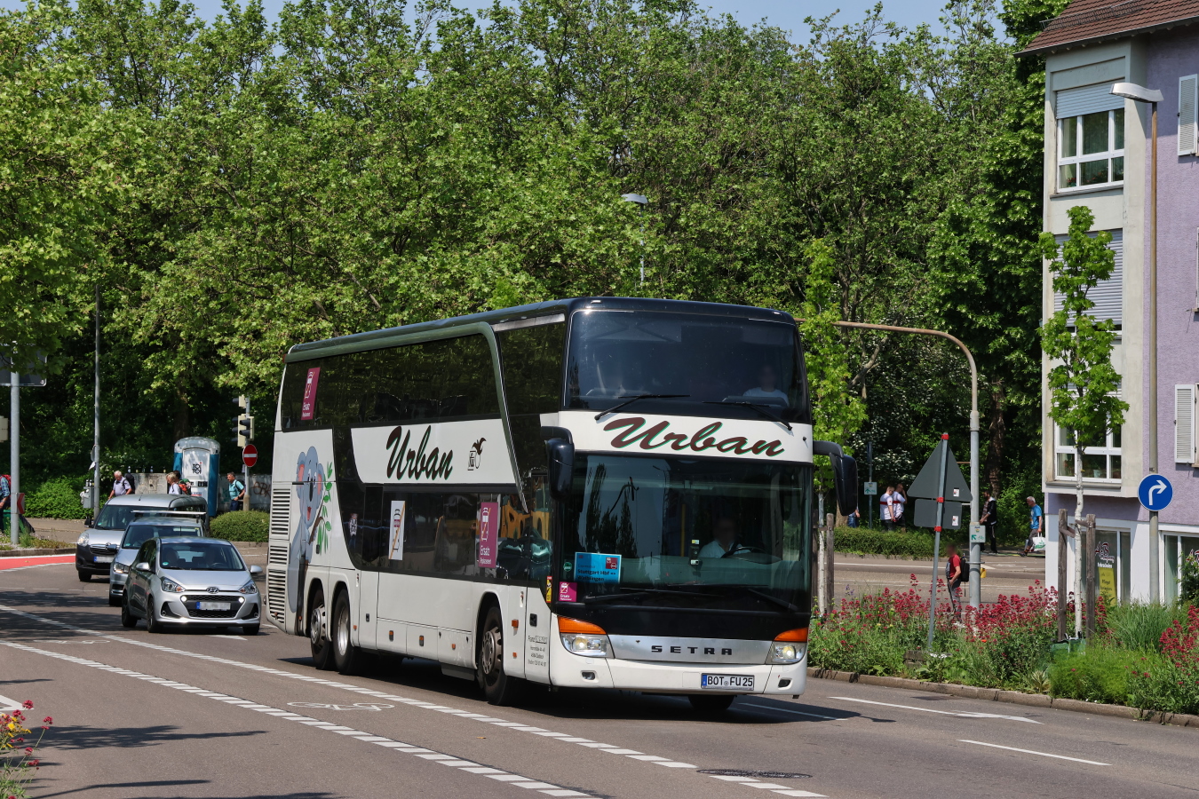 Recklinghausen, Setra S431DT Nr. BOT-FU 25; Stuttgart — EV Digitaler Knoten Stuttgart — 2023