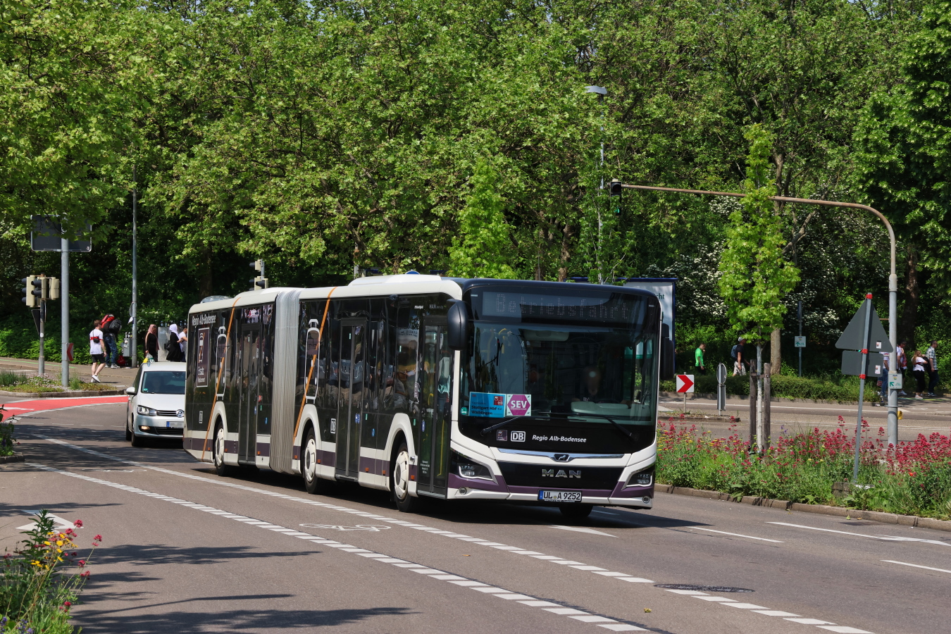 Ulm, MAN 18C Lion's City NG360 EfficientHybrid # UL-A 9252; Stuttgart — EV Digitaler Knoten Stuttgart — 2023
