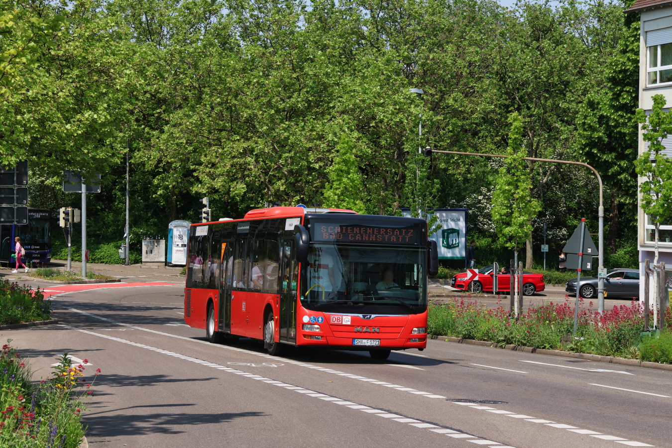 Швебиш-Халль, MAN A21 Lion's City NL323 № 5721; Штутгарт — EV Digitaler Knoten Stuttgart — 2023