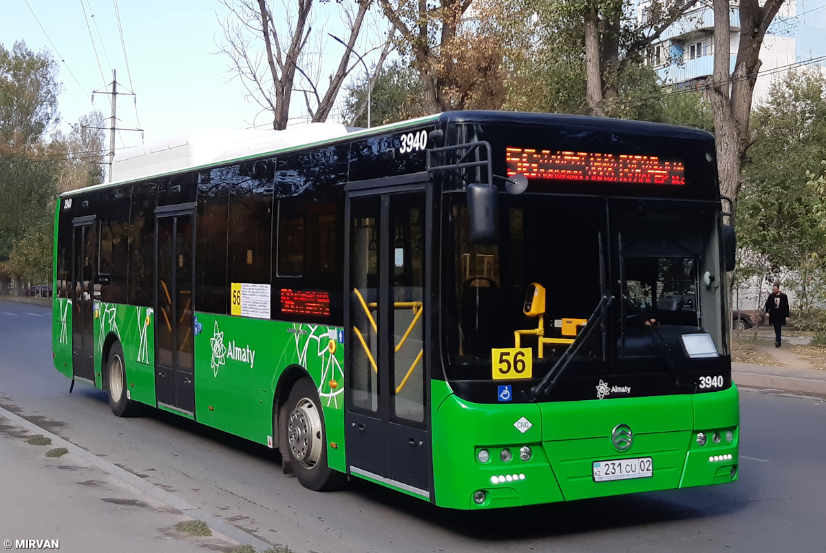 Almaty, Golden Dragon XML6125CN č. 3940