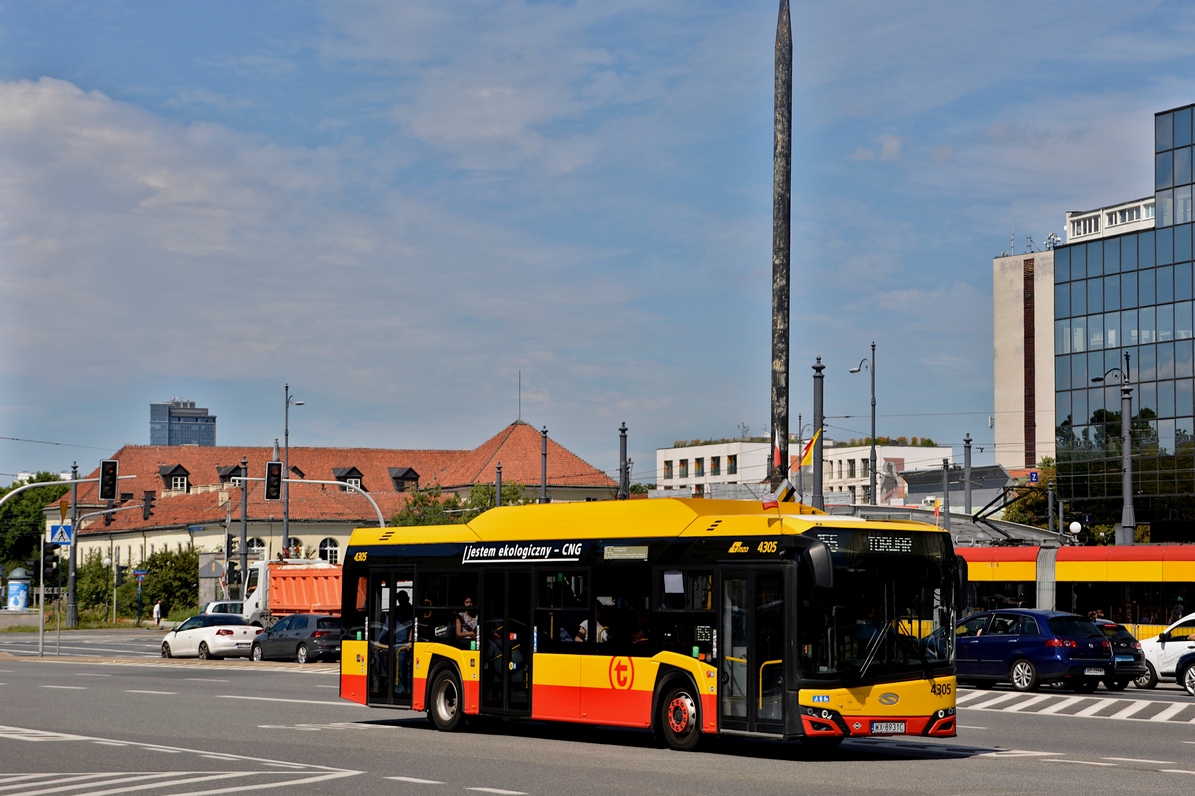 Warsaw, Solaris Urbino IV 12 CNG # 4305