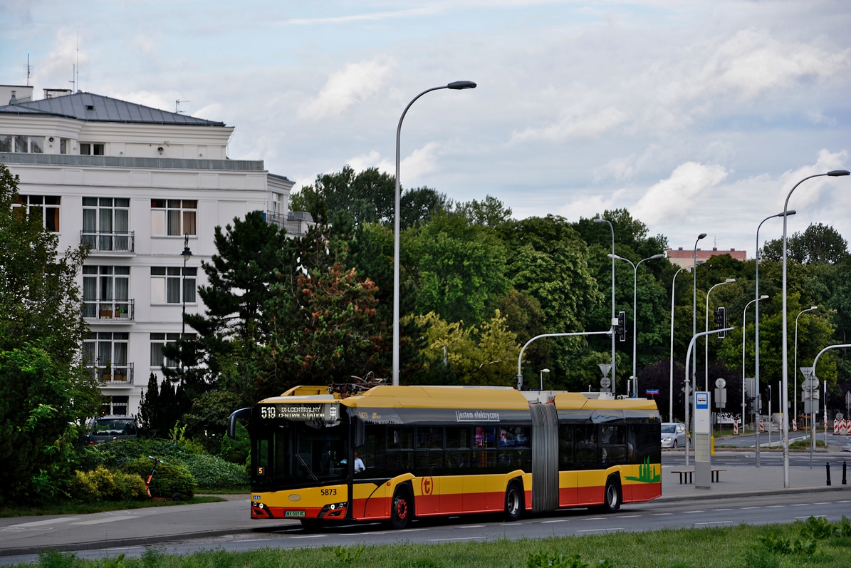 Warsaw, Solaris Urbino IV 18 electric № 5873
