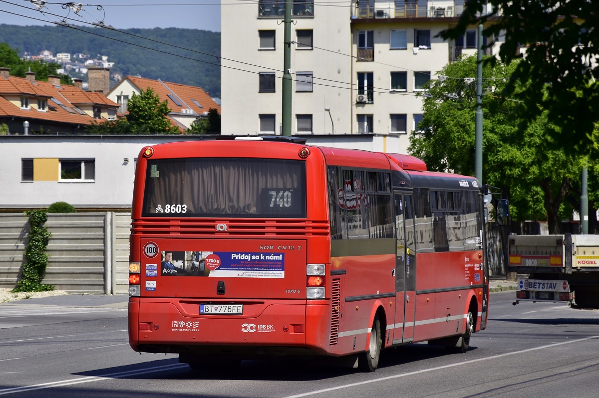Bratislava, SOR CN 12.3 Nr. 8603