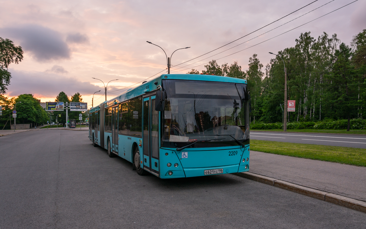 Sankt Petersburg, MAZ-216.066 Nr. 2209