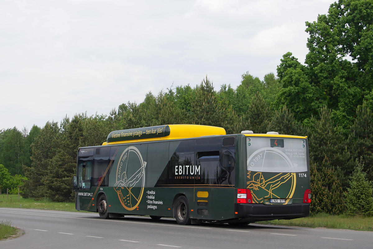 Šiauliai, MAN A21 Lion's City NL243 CNG # 1174