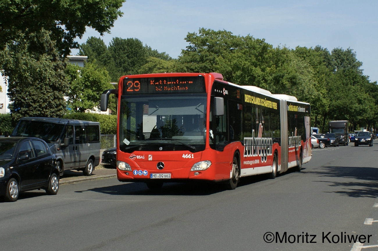 Bremen, Mercedes-Benz Citaro C2 G # 4661