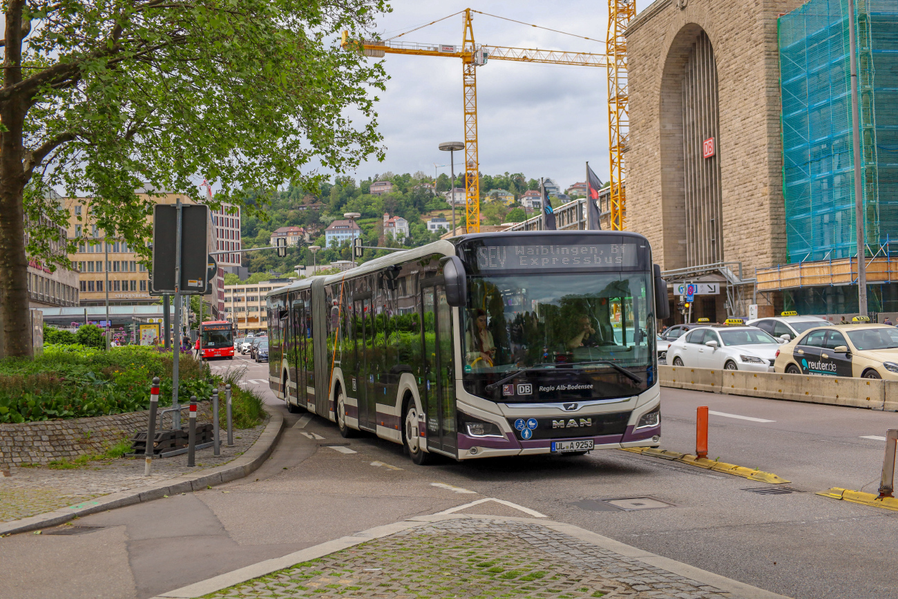 Ulm, MAN 18C Lion's City NG360 EfficientHybrid # UL-A 9253; Stuttgart — EV Digitaler Knoten Stuttgart — 2023