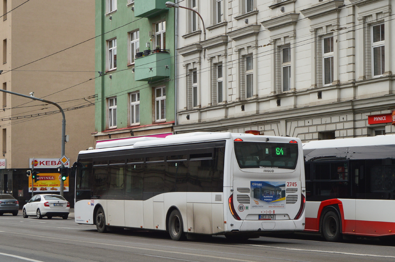 Brno, IVECO Crossway LE City 12M NP # 2745
