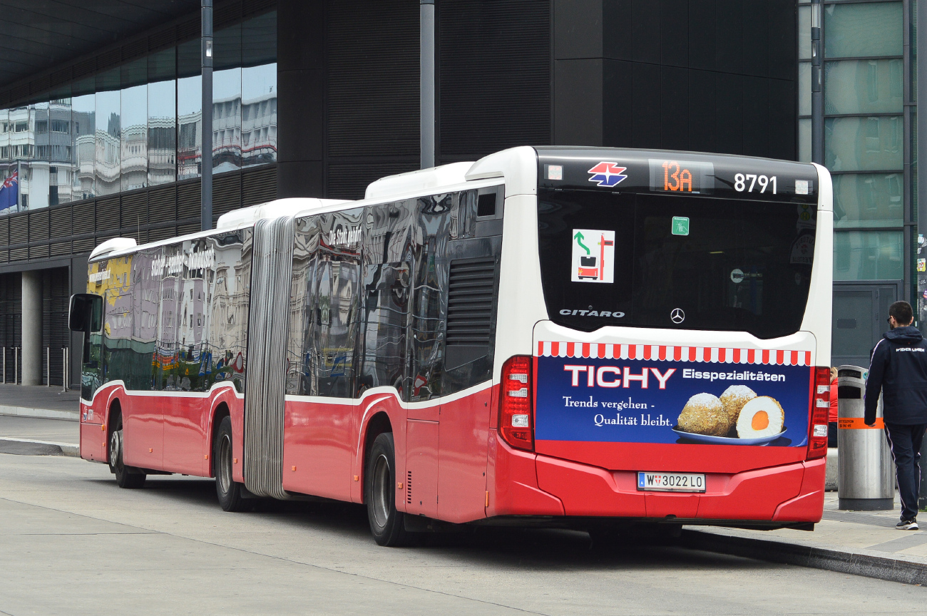 Vienna, Mercedes-Benz Citaro C2 G # 8791