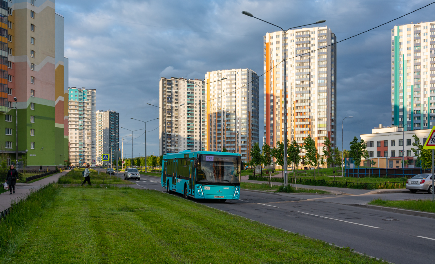 Санкт-Петербург, МАЗ-203.947 № 38345