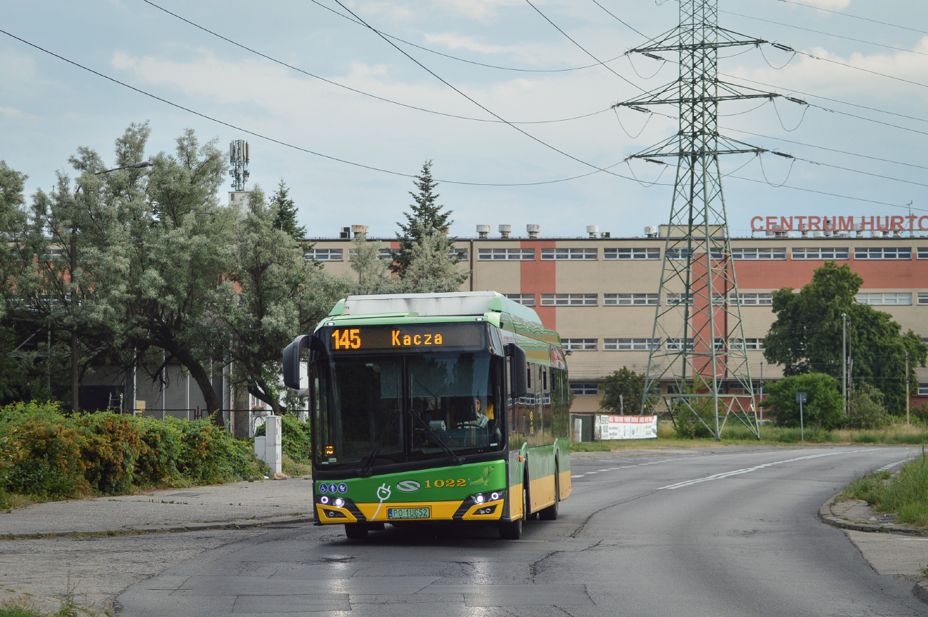 Poznań, Solaris Urbino IV 12 electric № 1022