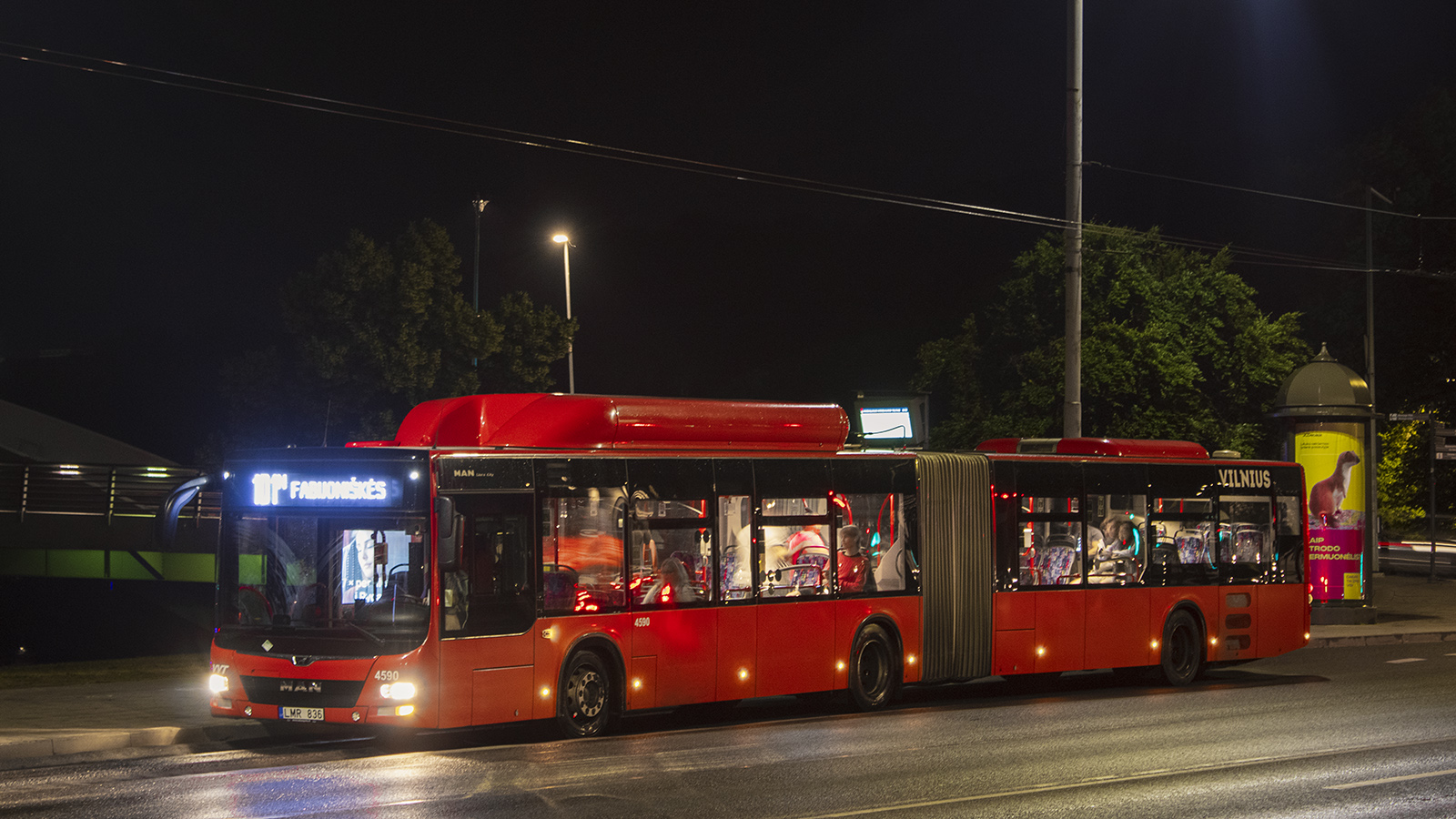 Vilnius, MAN A23 Lion's City G NG313 CNG # 4590