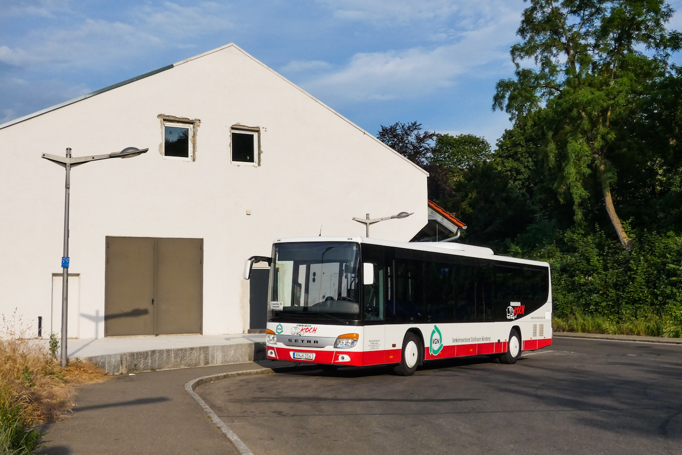 Roth, Setra S415LE business # RH-K 214; Böblingen — SEV (Stuttgart -) Böblingen — Singen (Gäubahn)