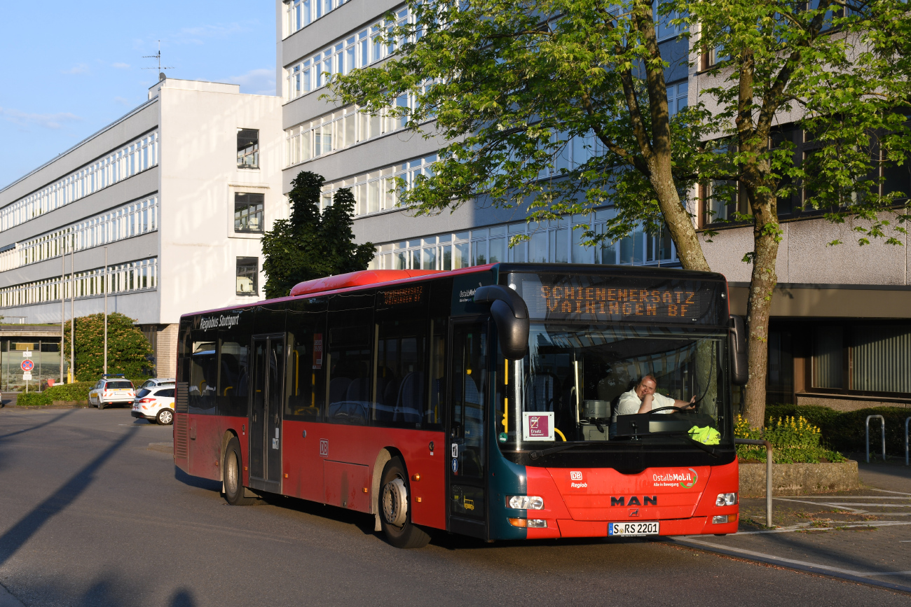 Швебиш-Халль, MAN A20 Lion's City Ü NÜ323 № S-RS 2201; Штутгарт — EV Digitaler Knoten Stuttgart — 2023