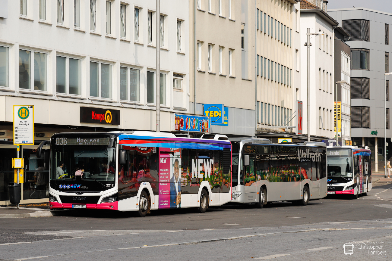 Mönchengladbach, MAN 12C Lion's City NL280 EfficientHybrid № 2212