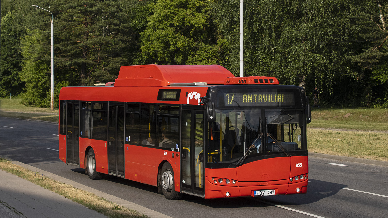 Vilnius, Solaris Urbino III 12 CNG č. 955
