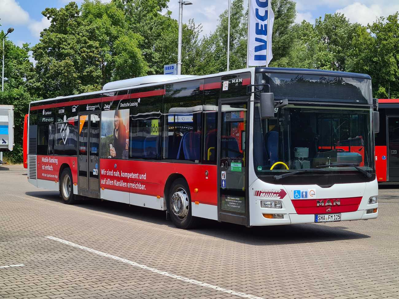 Schwäbisch Hall, MAN A20 Lion's City Ü NÜ323 # 125