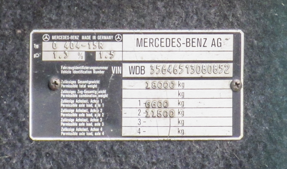 Vologda, Mercedes-Benz O404-15RHD-S # А 915 СУ 35