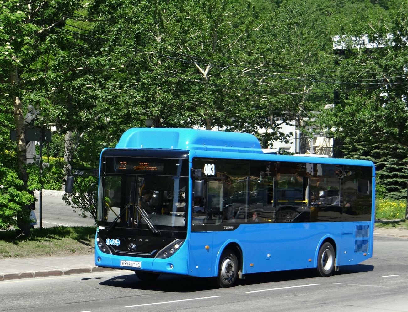 Petropavlovsk-Kamchatskiy, Yutong ZK6890HGQ (CNG) # 403