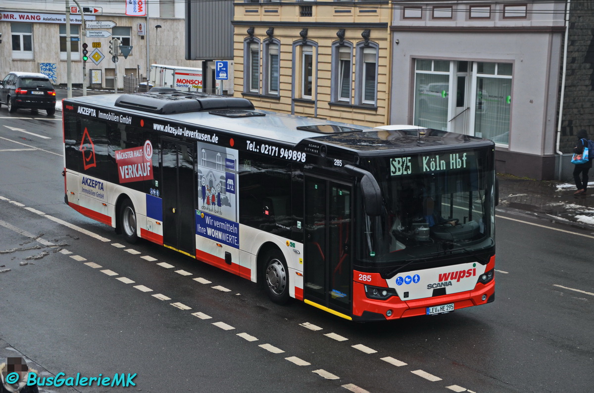 Leverkusen, Scania Citywide LF II 12M Nr. 285