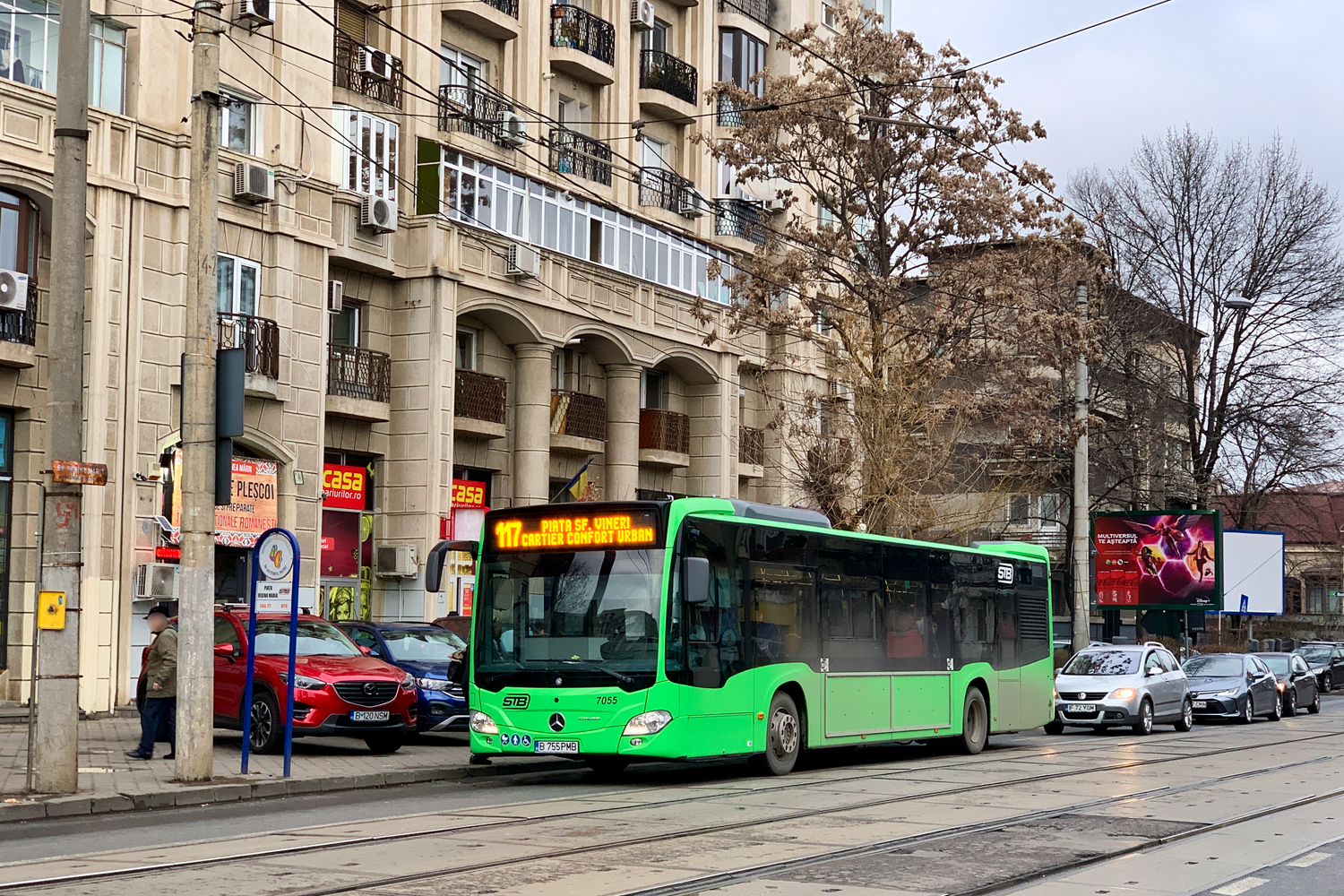 Bucharest, Mercedes-Benz Citaro C2 Hybrid # 7055