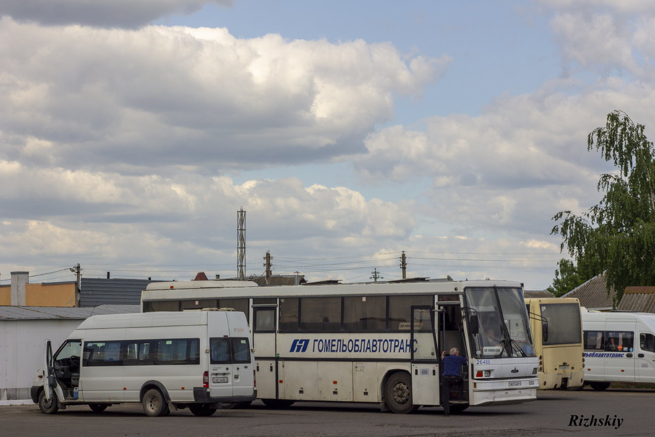 Rogochov, Ford Transit # АК 6488-3; Rogochov, MAZ-152.062 # АН 7420-3