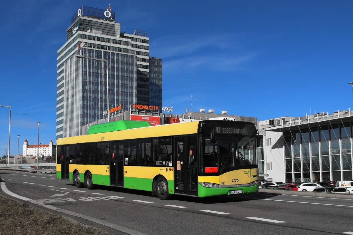 Bratislava, Solaris Urbino III 15 CNG # 1207