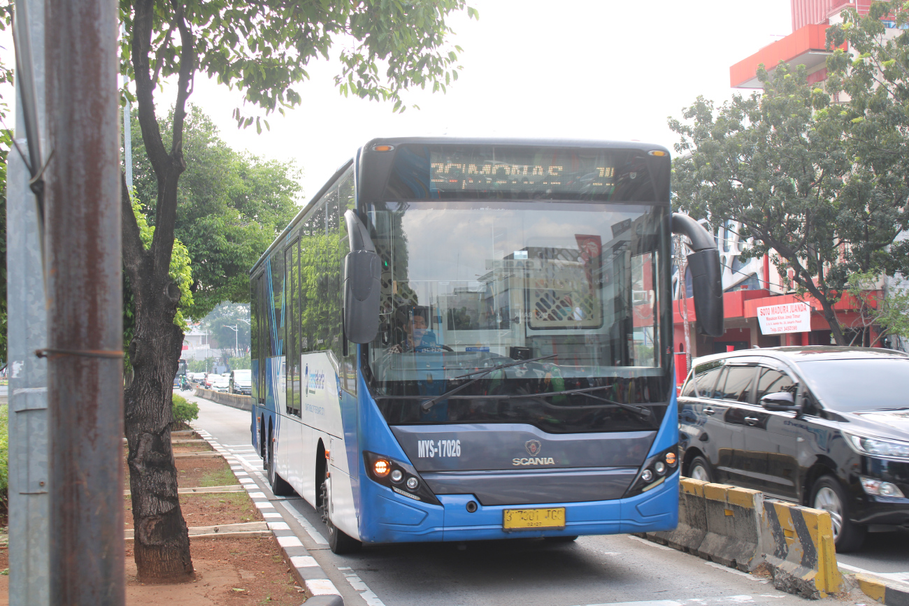 Jakarta, Scania Nr. MYS-17026