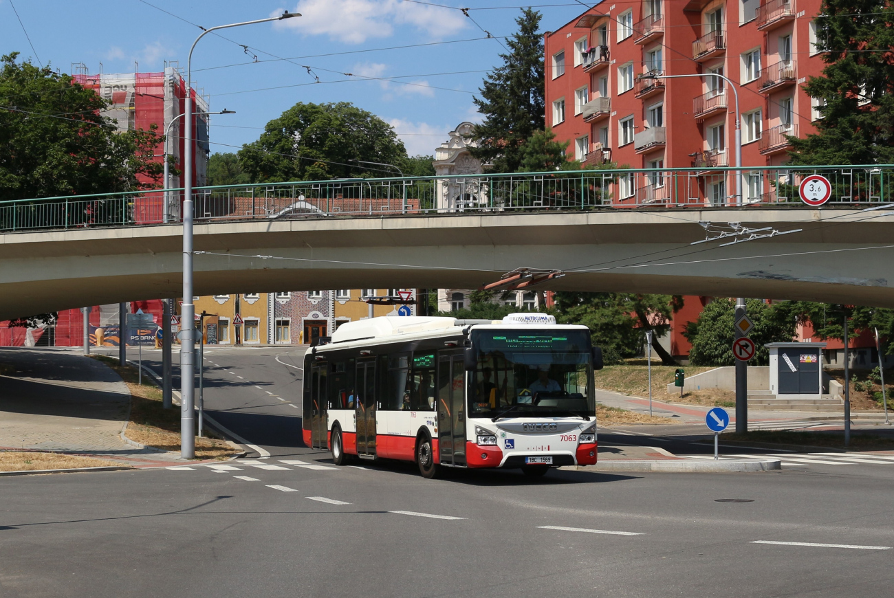Brno, IVECO Urbanway 12M CNG No. 7063