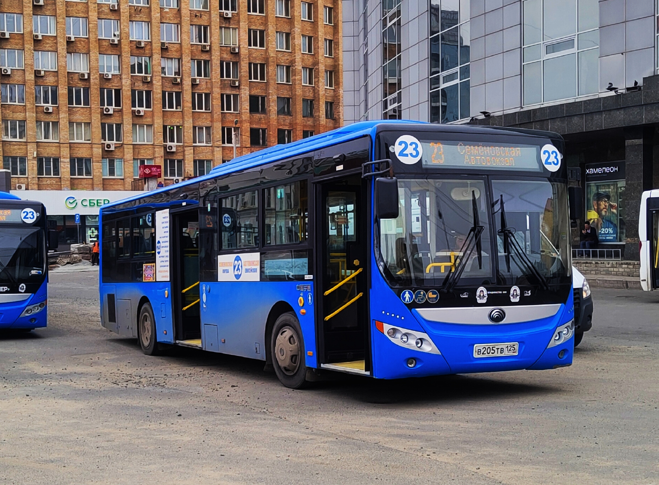 Vladivostok, Yutong ZK6118HGA # В 205 ТВ 125