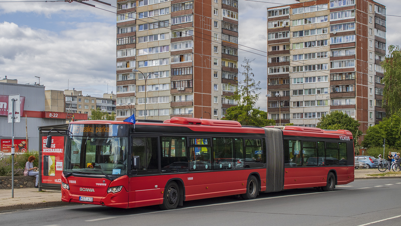 Vilnius, Scania Citywide LFA # V8008