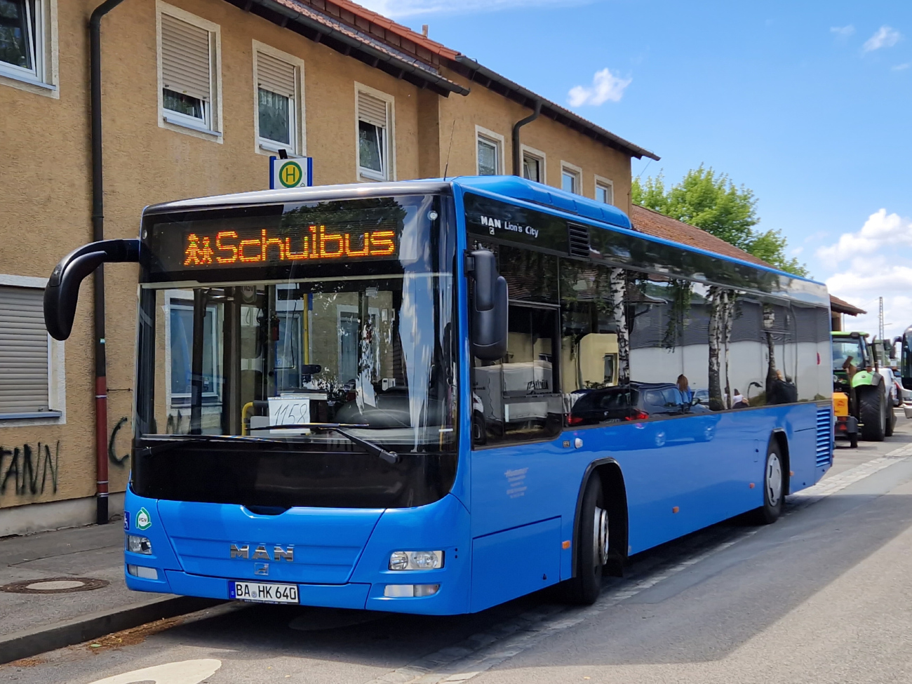 Haßfurt, MAN A78 Lion's City LE EL293 # BA-HK 640