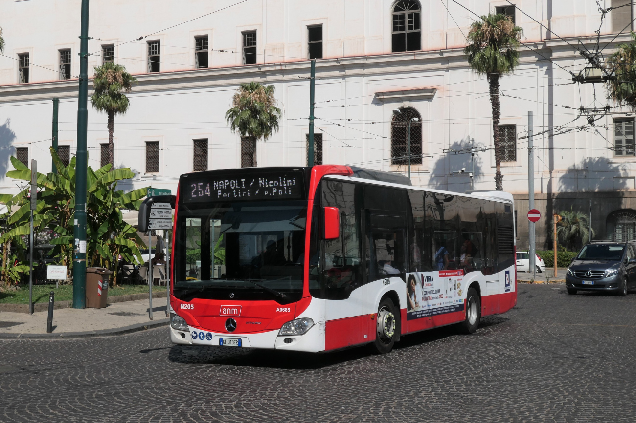 Naples, Mercedes-Benz Citaro C2 K  N205 — Photo — BUSPHOTO