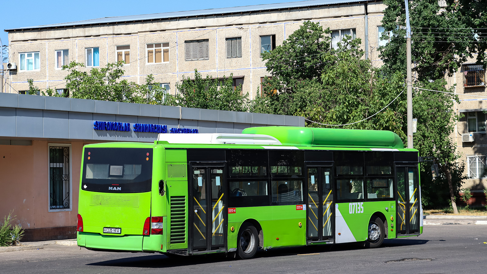 Tashkent, MAN A22 (CNG) # 07135