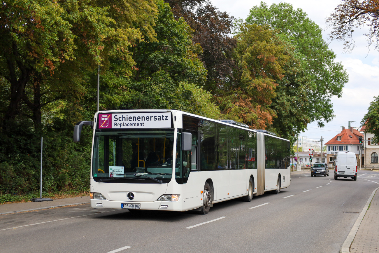 Erbach (Odenwald), Mercedes-Benz O530 Citaro Facelift G №: ERB-GD 102; Böblingen — SEV (Stuttgart -) Böblingen — Singen (Gäubahn)