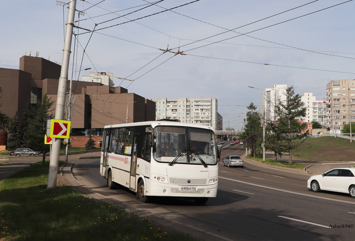 Krasnoyarsk, PAZ-320412-05 (3204CE, CR) nr. Е 955 РР 124
