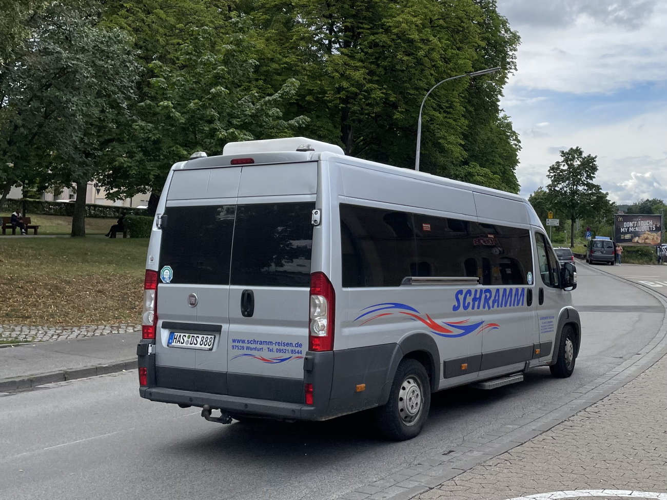 Haßfurt, FIAT Ducato # HAS-DS 888; Haßfurt — Behindertentransport — Lebenshilfe Augsfeld