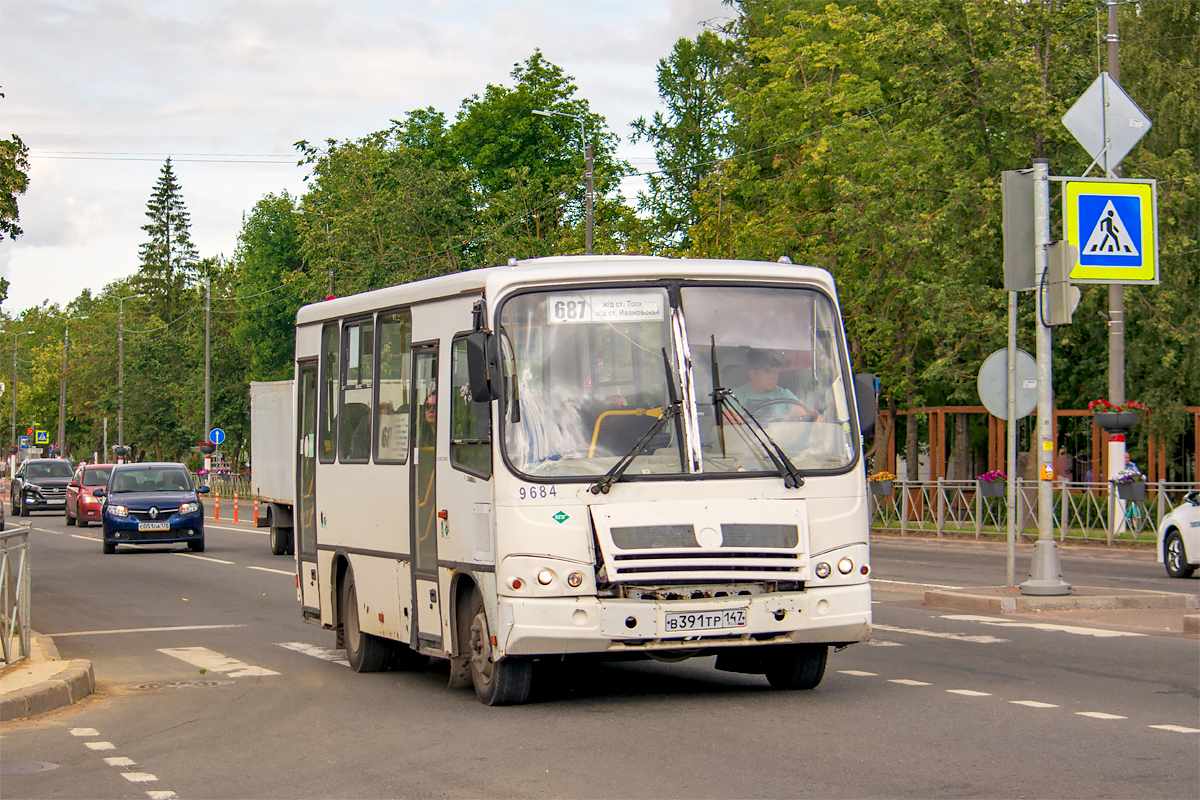 Тосно, ПАЗ-320302-11 (2M, 2T) № 9684