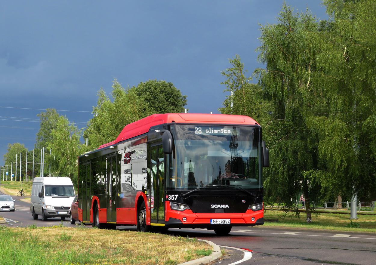 Daugavpils, Scania Citywide LF II 12M CNG # 357