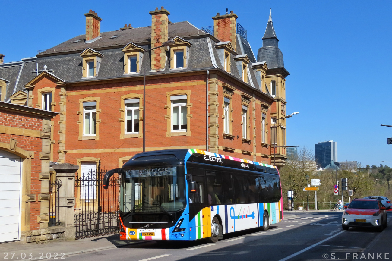 Luxembourg-ville, Volvo 7900 Electric # 126