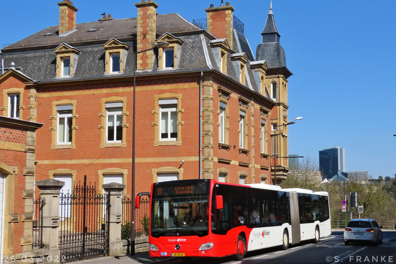 Luxembourg-ville, Mercedes-Benz Citaro C2 GÜ # 2016