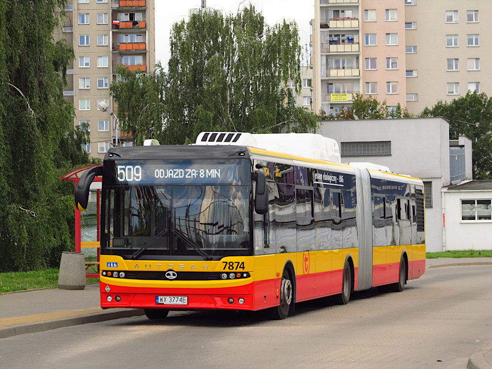 Warsaw, Autosan Sancity M18LF LNG № 7874