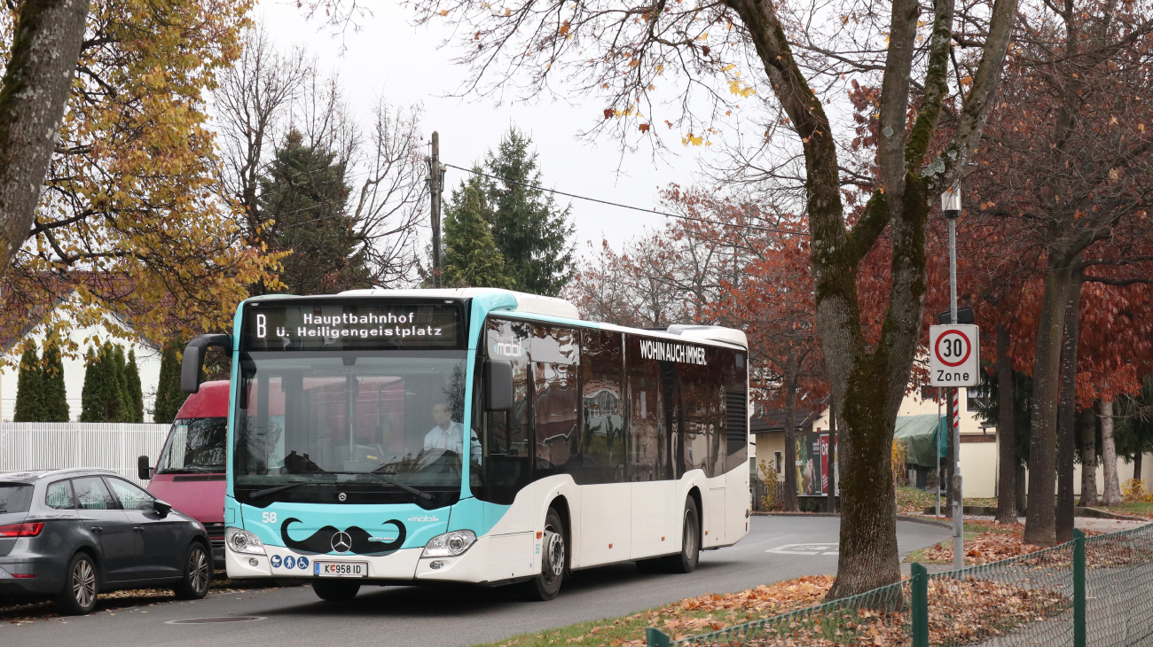 Klagenfurt, Mercedes-Benz Citaro C2 Hybrid # 58
