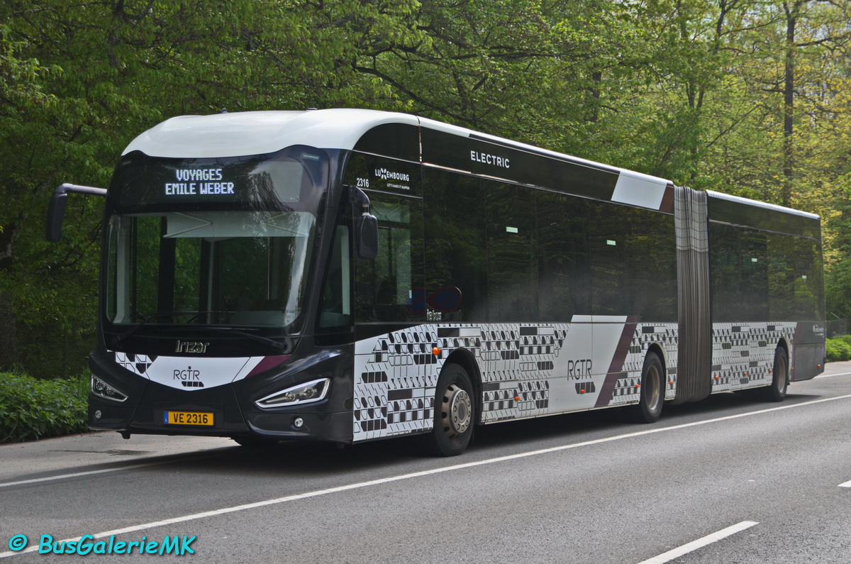 Luxembourg-ville, Irizar ie bus 18m č. 2316
