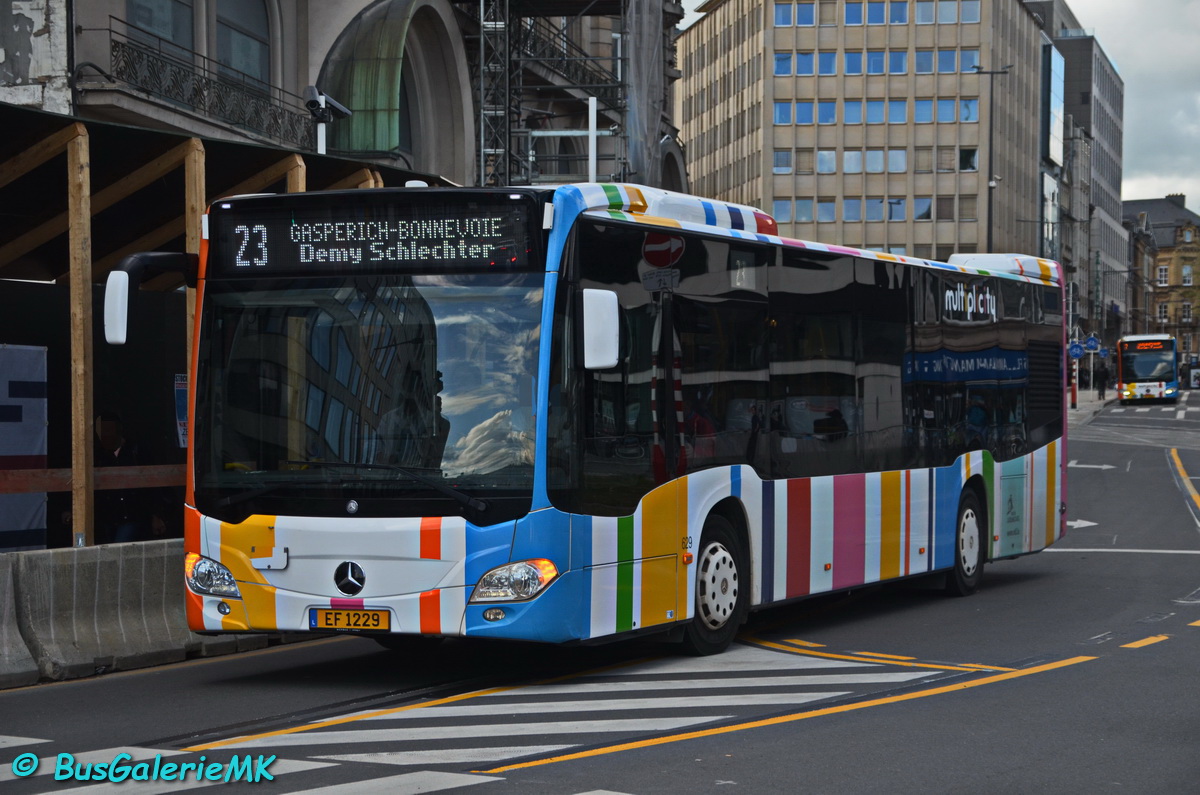 Esch-sur-Alzette, Mercedes-Benz Citaro C2 # 629