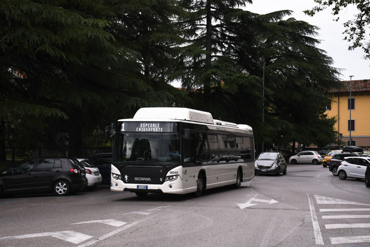 Udine, Scania Citywide LF CNG # 8040